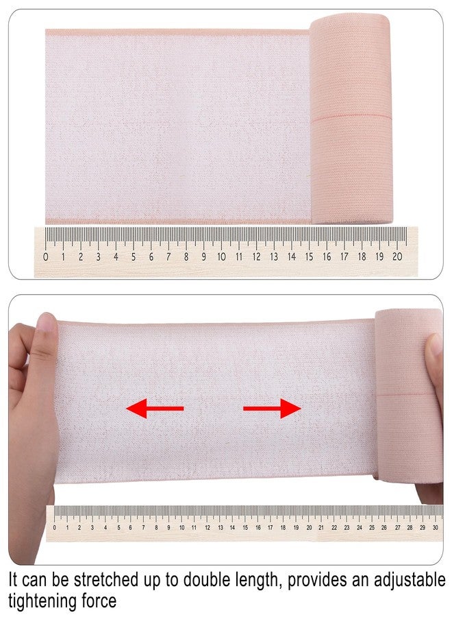 BQTQ 18 Rolls Elastic Tape Adhesive Elastic Bandage Wrap 4 inch Stretch Bandage Wraps Elastic Adhesive Tapes for Wrist Ankle Swelling Sprains - Image 4